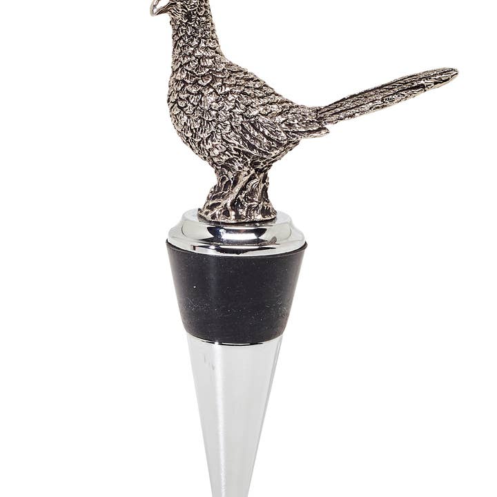 EDZARD - Wholesale Wine Stopper - Set of 3 Stainless Steel Bottle Stoppers with Stand, Deer1