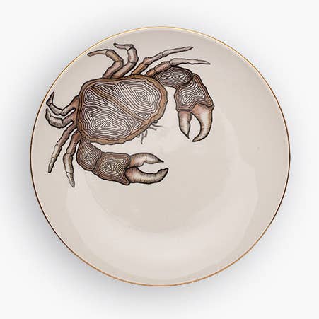 CRAB DESSERT PLATE for wholesale by MiCuit ilustracion