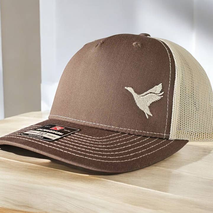 Duck Silhouette on Richardson 112 Trucker Cap for wholesale by Mad River