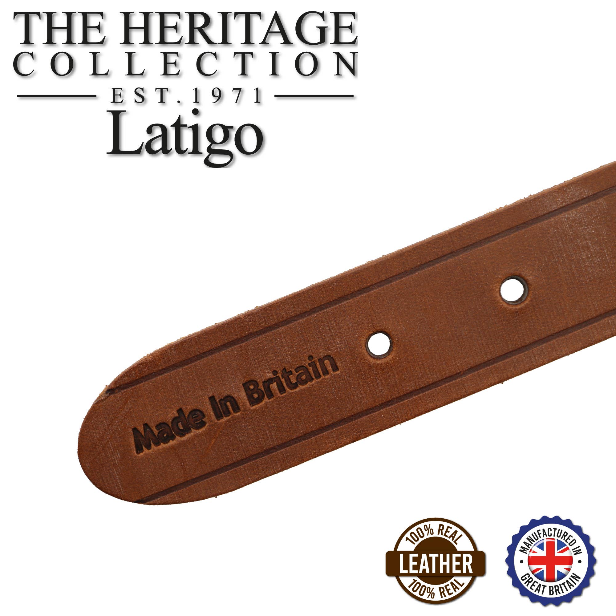 Ancol Pet Products Ltd – wholesale Pet collar – Dog – Latigo Leather Collar Chestnut1