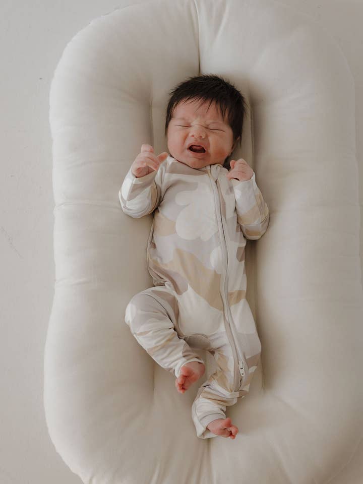 Forever French Baby - Wholesale Sleepsuit - Baby - Bamboo Zip Pajamas | Camo 2.0
