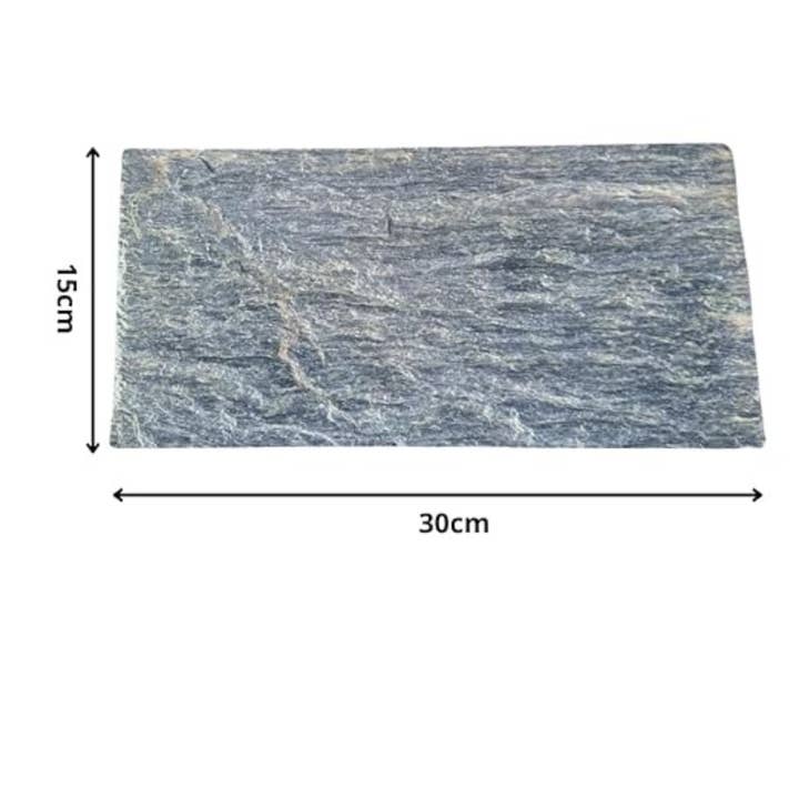 Kalu Creations - Wholesale Wall Tile - Serizzo Verde – Set of 8 Natural Stone Tiles 30×15×1.5 cm | Cladding and Furnishing1