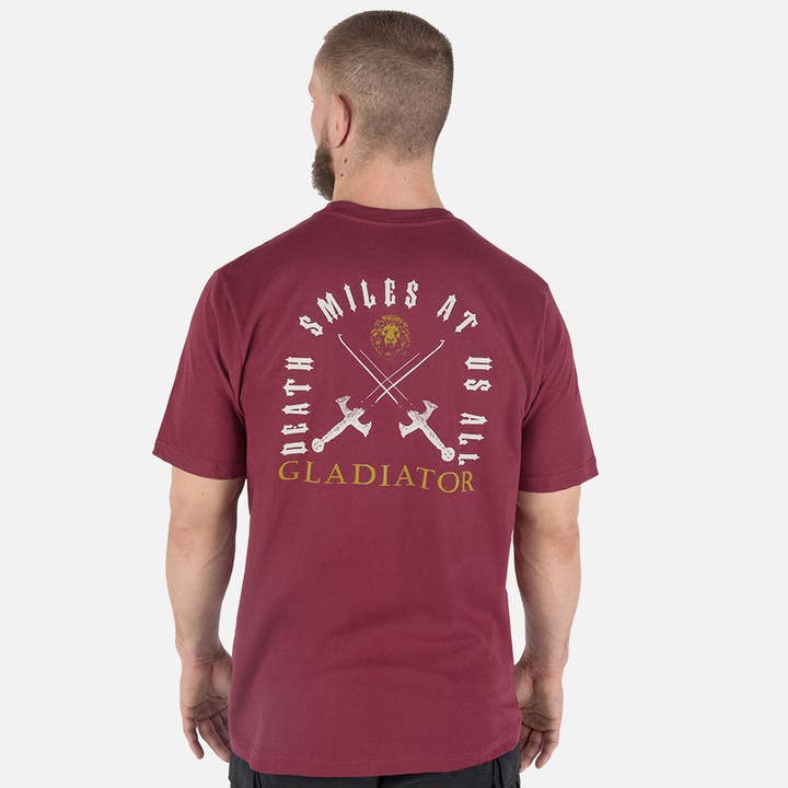 GLADIATOR DEATH SMILES SHIRT for wholesale by Contenders Clothing