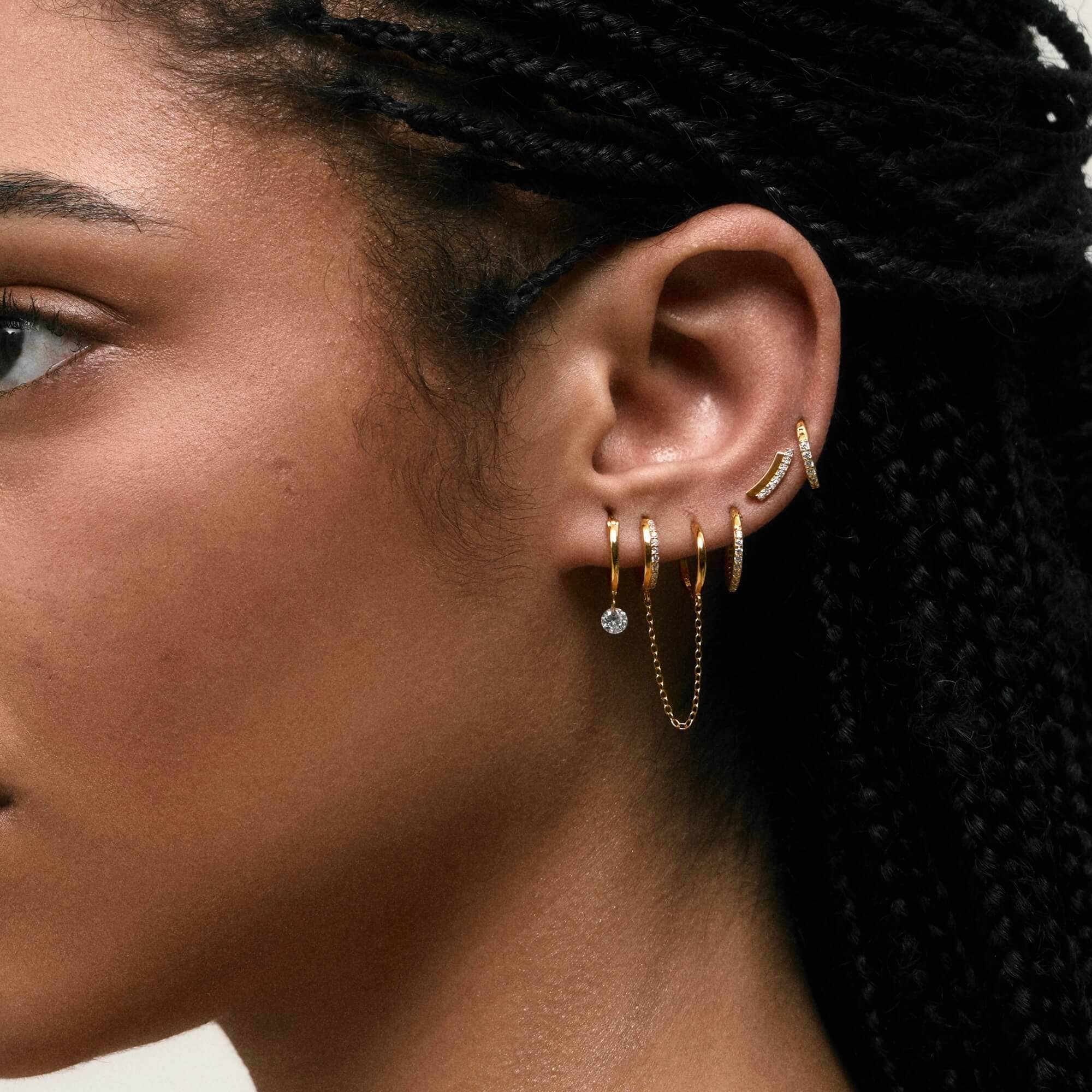 Pohesia - Wholesale Huggie Earrings - MELBOURNE EARRING1