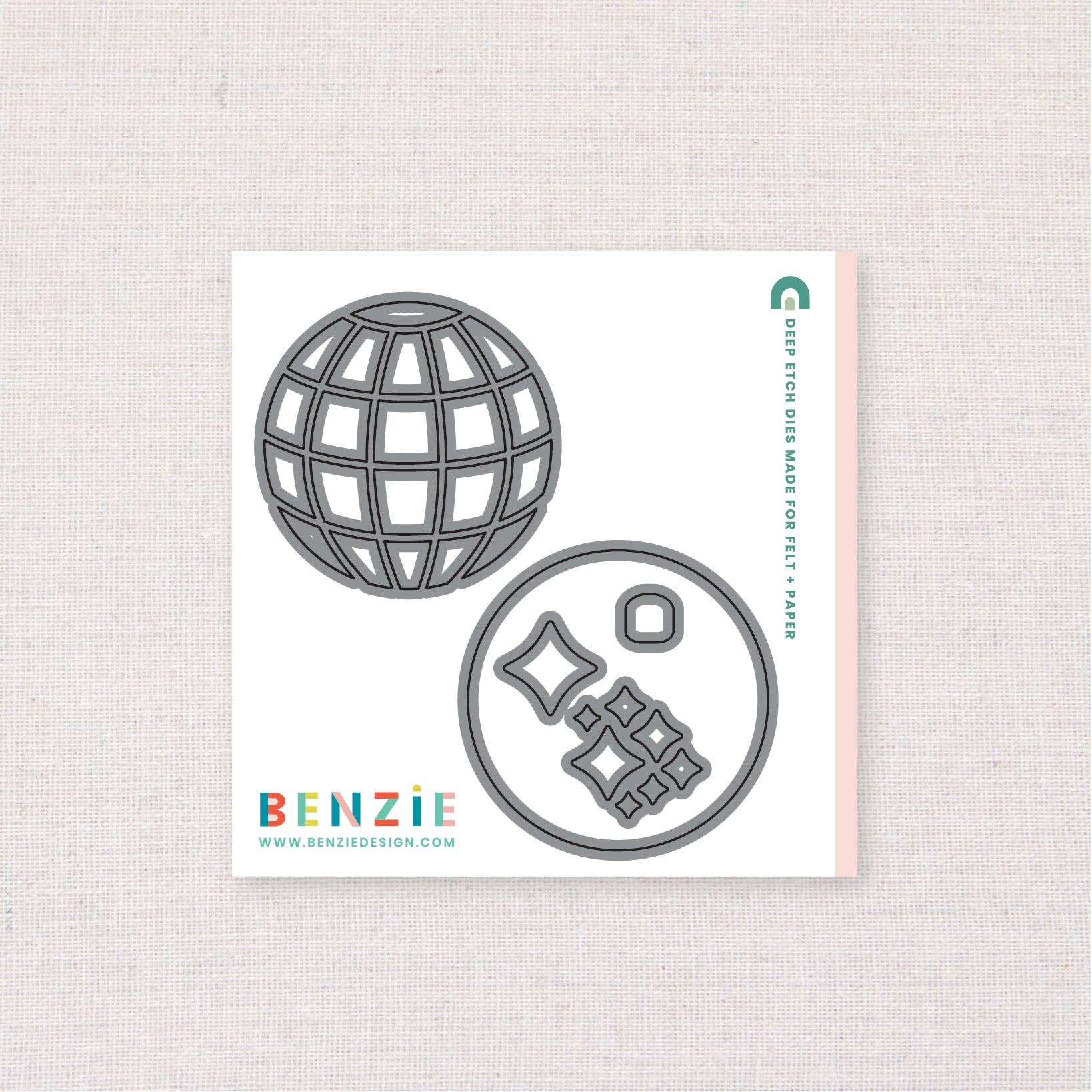 Benzie Design - Wholesale Craft Supplies - Disco Ball, Deep Etch Die1