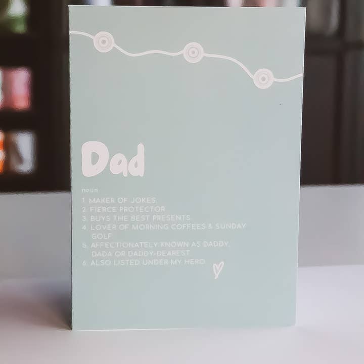 Cartão do papai por atacado de Little Black Duck Homewares