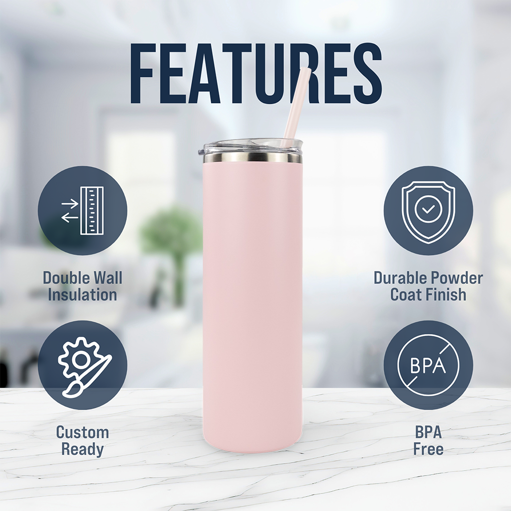 Hogg Outfitters – Großhandel Thermotasse/-becher – 20oz (591 ml) pulverbeschichteter schlanker Becher13