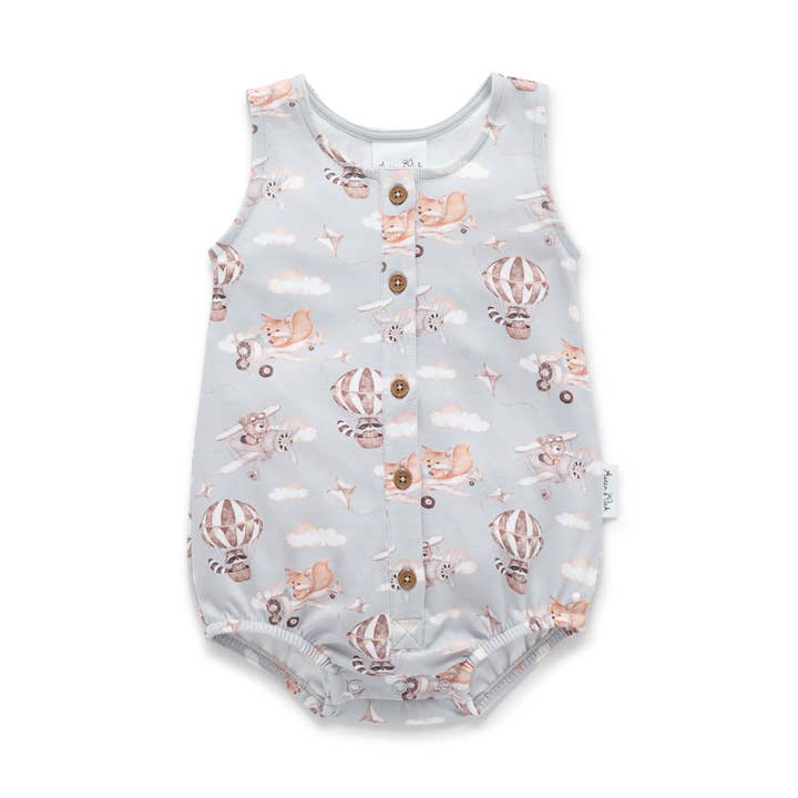 Fliegende Freunde Bubble-Strampler für den Großhandel von Aster & Oak