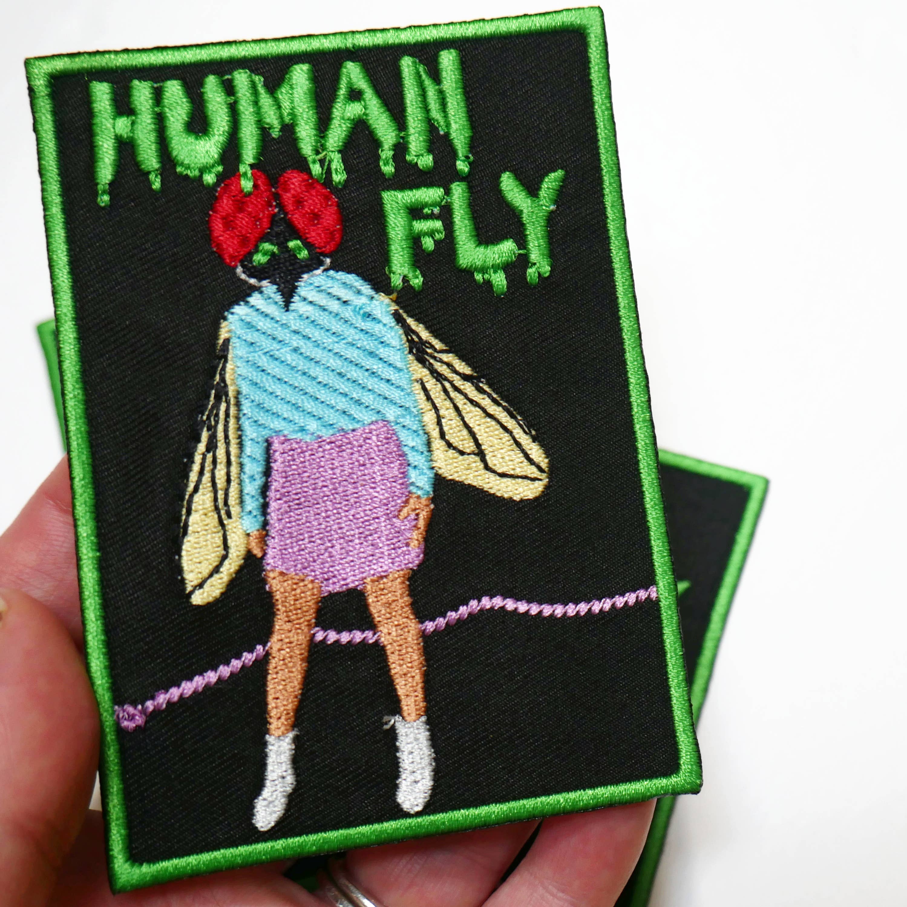 Junkyard Witch - Wholesale Patch - Human Fly Iron On Patch1