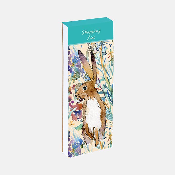 The Gifted Stationery Company - Wholesale Notepad - Shopping List - Kissing Hares