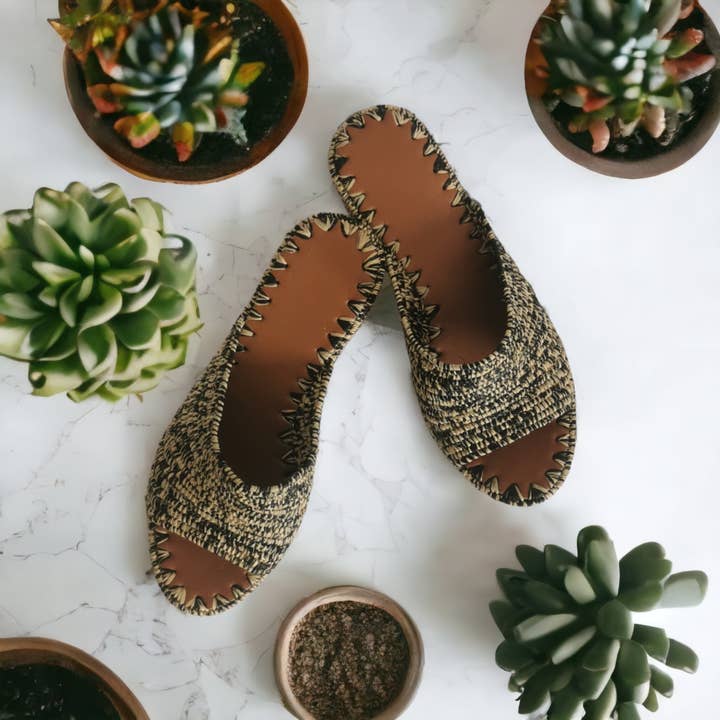 Berberparadise - Wholesale Sandals - Women's - Moroccan Sandales Raffia naturelles3