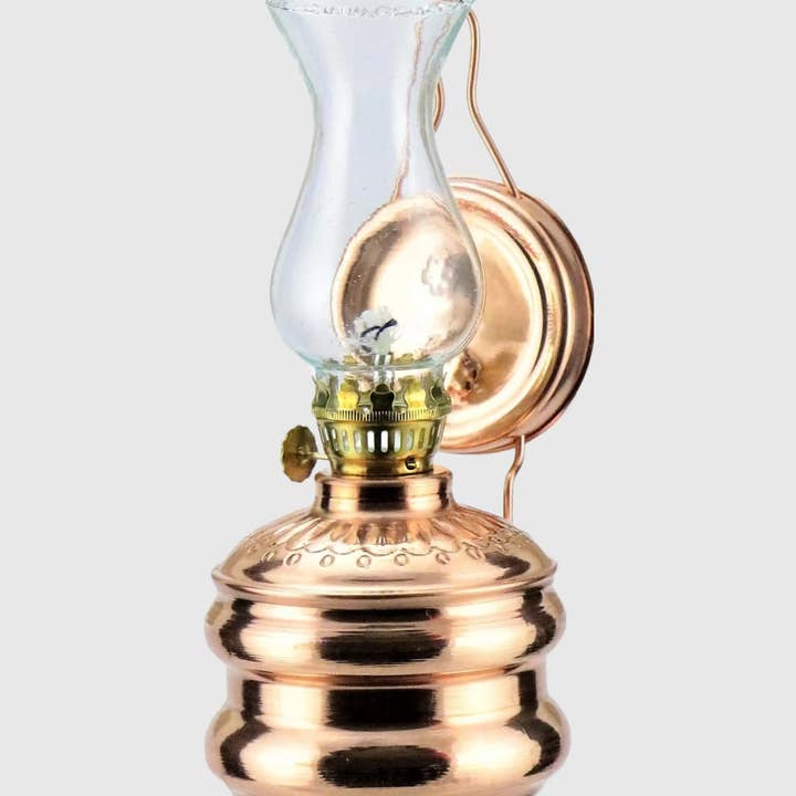Cherchiee - Wholesale Accent/bureaulamp - Handgemaakte rustieke vintage Turkse koperen olielamp