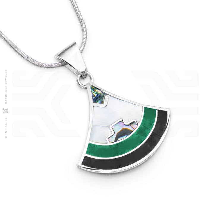 Halsketting Grand Tumi onyx voor wholesale door ÍNTIKA Jewelry