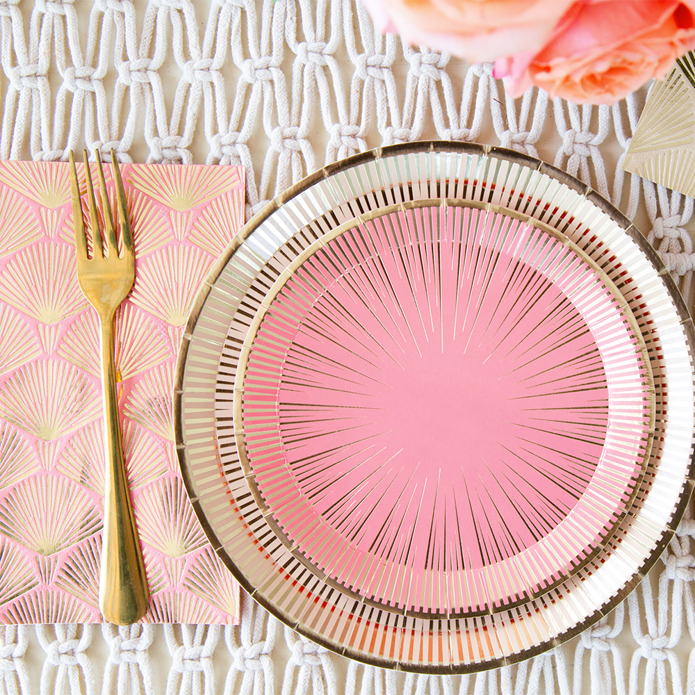 Jollity & Co. + Daydream Society – wholesale Disposable plate – La Boheme Dessert Plates1