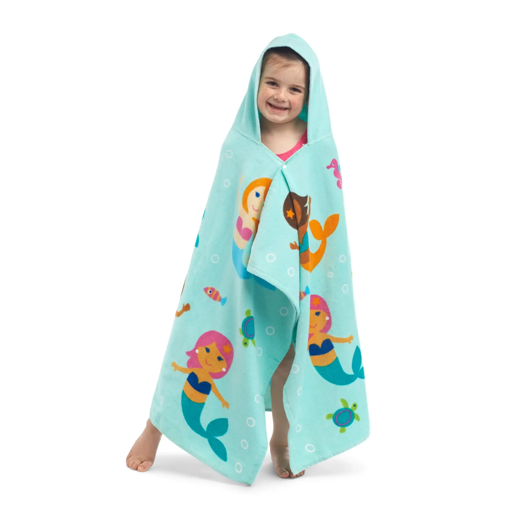 Wildkin - Wholesale Poncho Towel - Kids & Baby - Mermaids Beach Poncho5