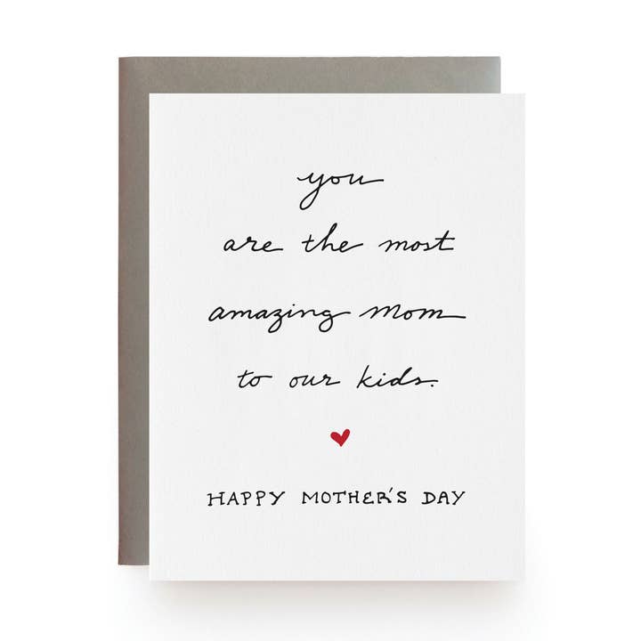 Wild Ink Press - Wholesale Mother's Day Card - Amazing Mom to our kids0