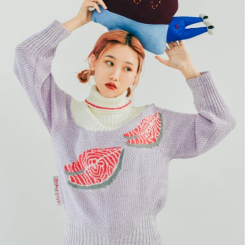 At the Venue Sushi Sweater for wholesale by AT THE VENUE