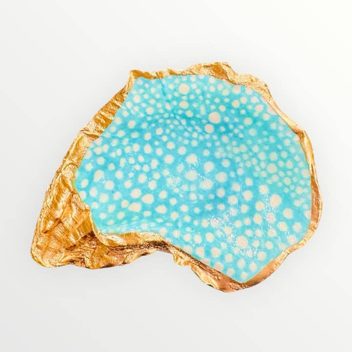 Piatto Portagioie a Conchiglia, Conchiglia di Ciottolo Blu Schiuma di Mare per la vendita all'ingrosso da parte di Shells by Shea