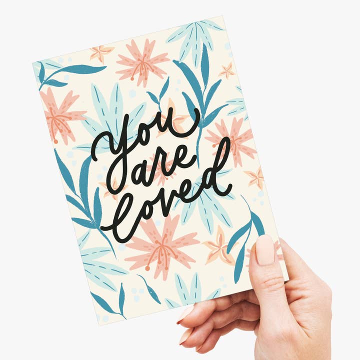 peach & paperie - Wholesale Love Card - You Are Loved - Love/Friendship Greeting Card1