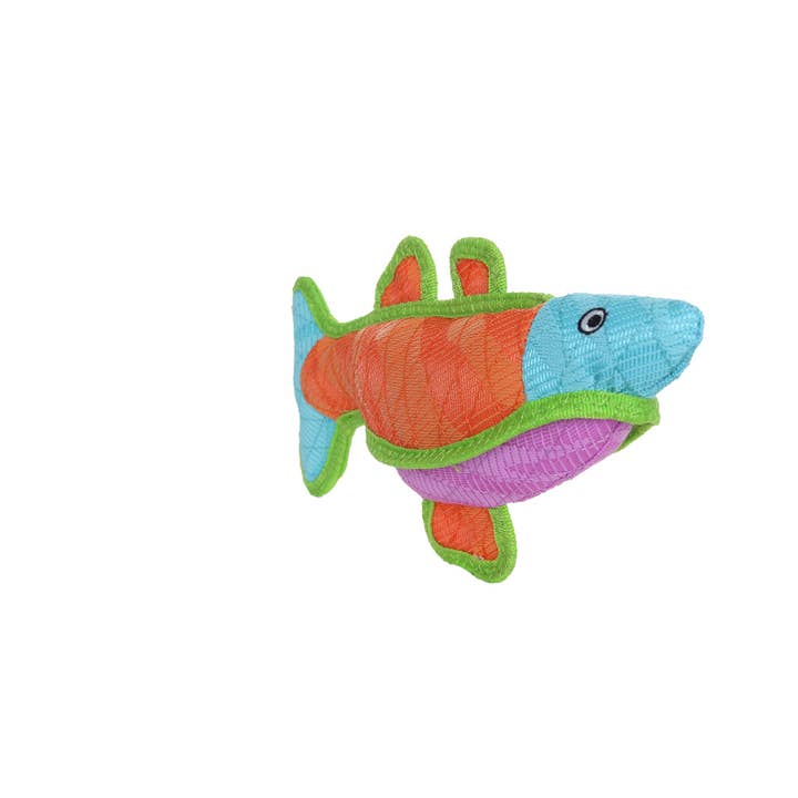 Tuffy Dog Toys - VIP Products - Wholesale Pet Squeaky Toy - Dog - DuraForce Fish - Durable, Squeaky Dog Toy