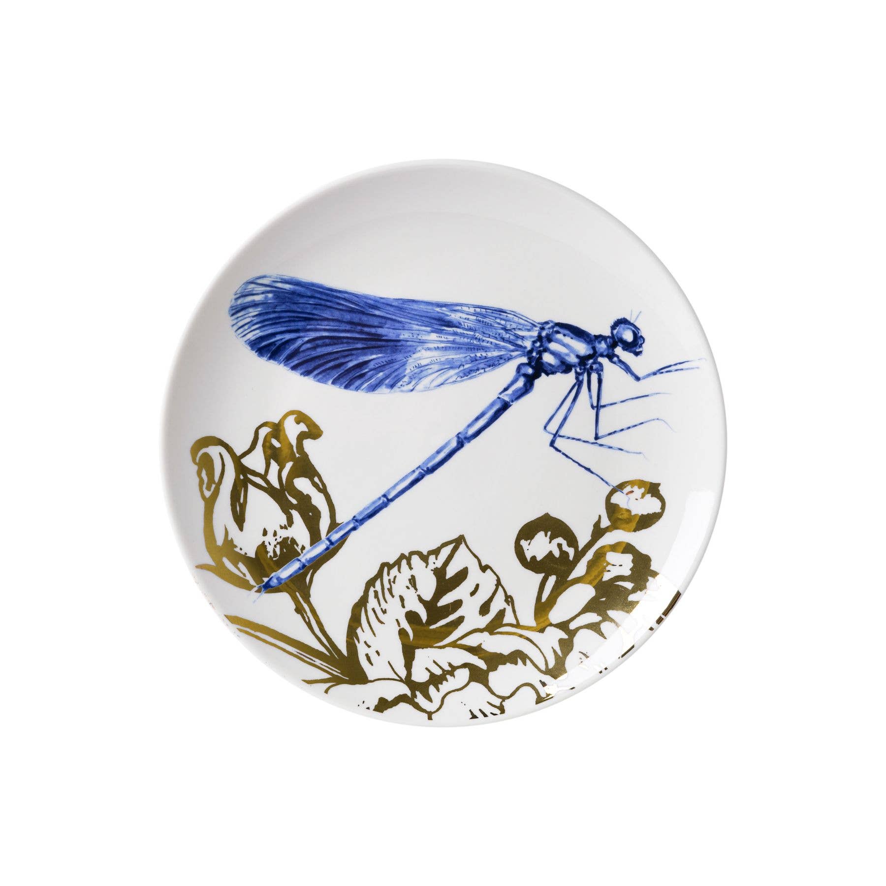 Heinen Delfts Blauw – wholesale Sconce – Wall plate Insects dragonfly