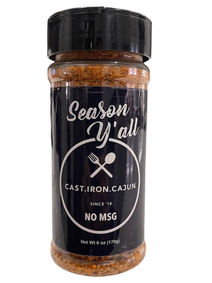 Cast Iron Cajun "Season Y 'all" for wholesale by Cast Iron Cajun
