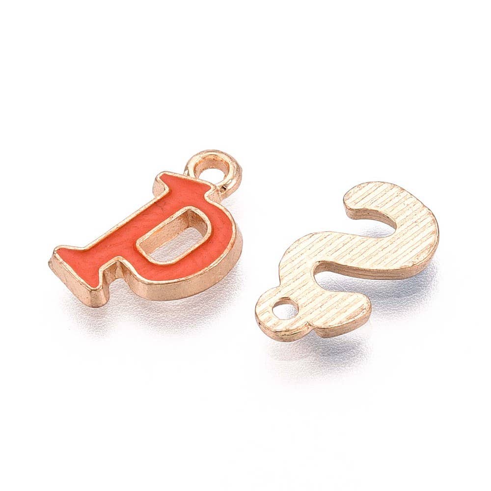 Love, Paige Designs - Vente Breloques/médailles personnalisées - Jeu de charme initial en minuscules serif1