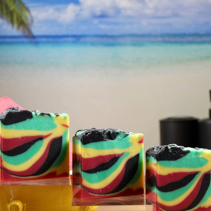 Jamaica me crazy - handmade soap for wholesale by Wicked Bubbles LLC