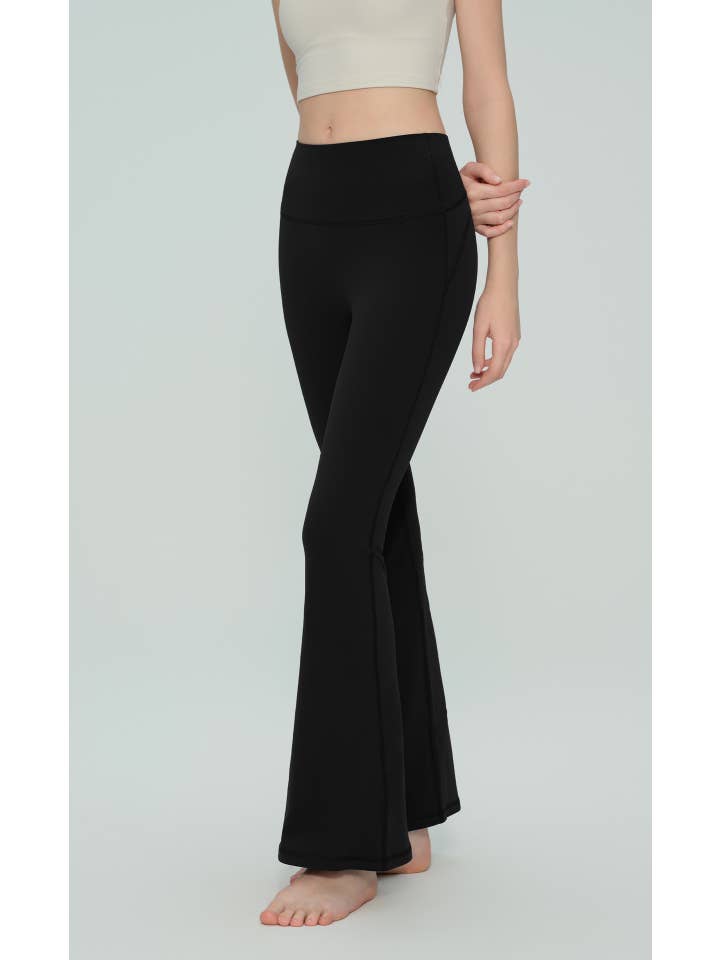 91thelabel - Wholesale Athletic Pants - Women's - Olivia High Waist Sculpting Flare Leg Yoga Pant8