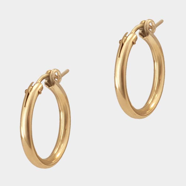 Anna Small Hoops for wholesale by Kara Yoo