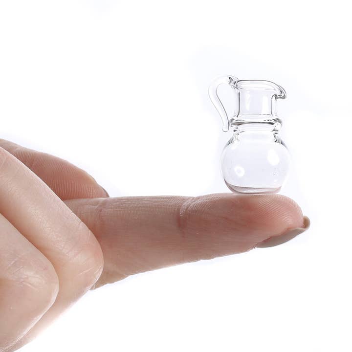 Jarras de Vidrio Soplado a Mano en Miniatura para Casa de Muñecas para venta al por mayor de Factory Direct Craft