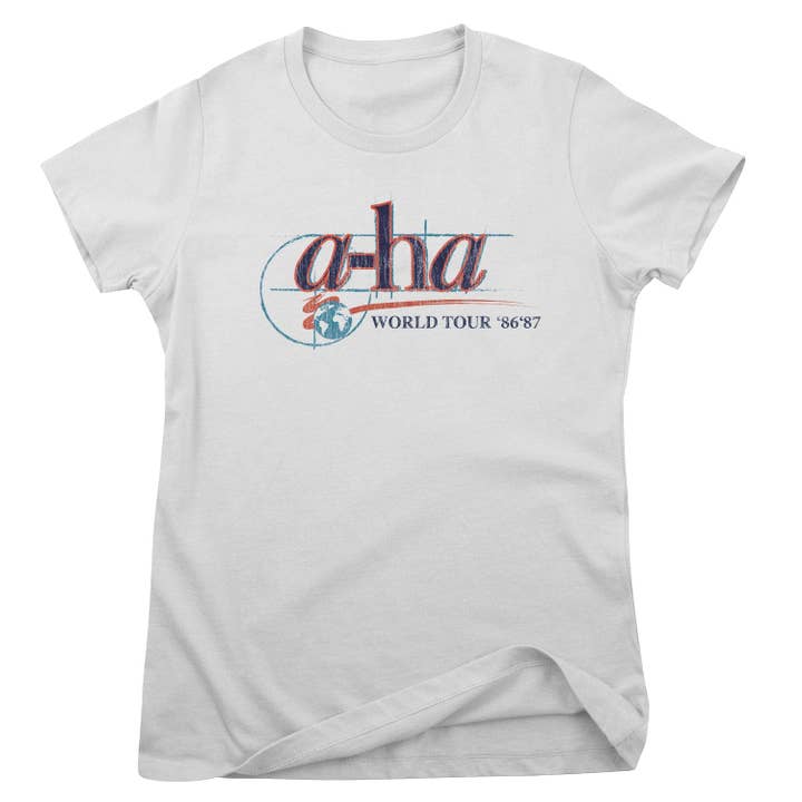 A-Ha World Tour '86-'87 Girly Tee for wholesale by Hybris Production AB