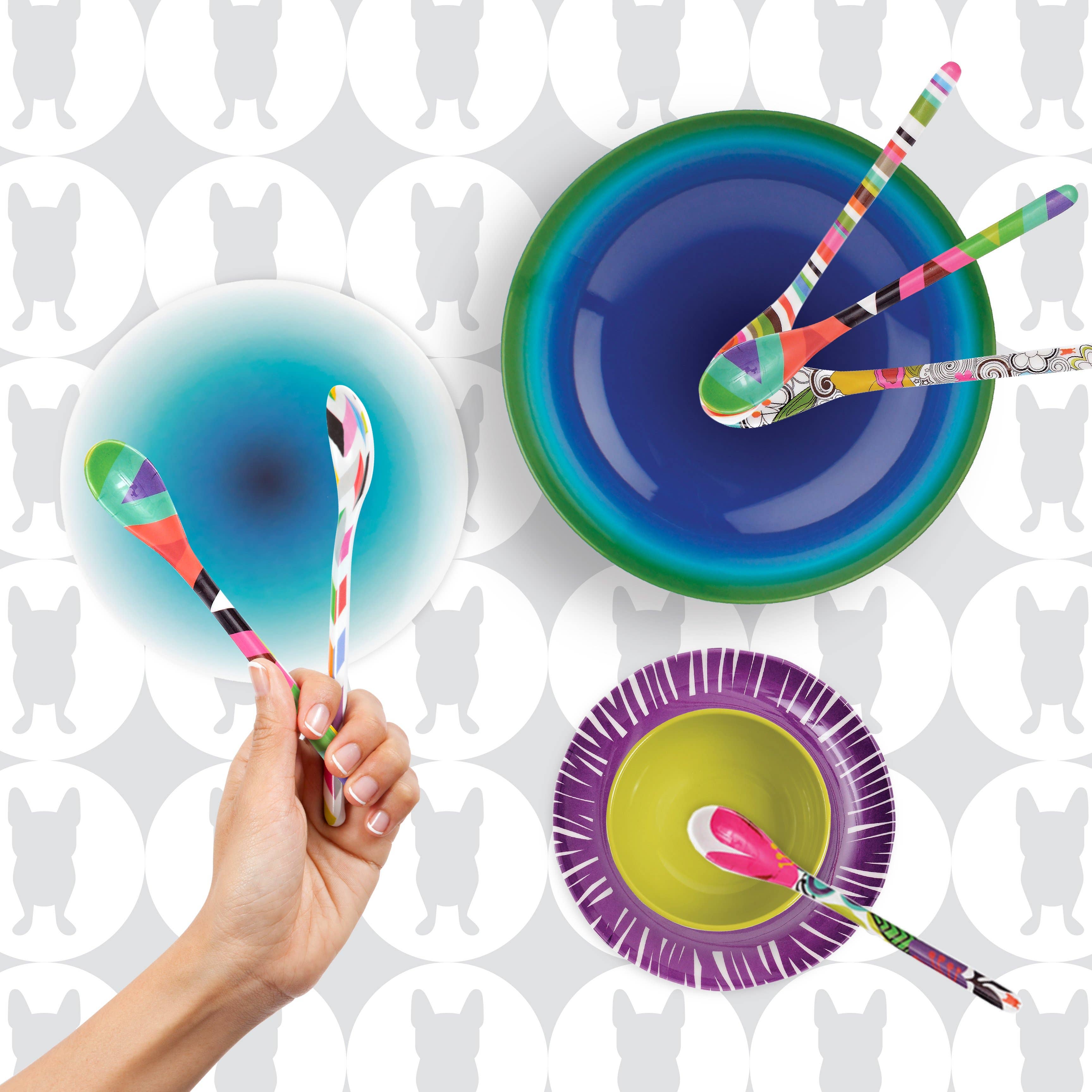 French Bull - Wholesale Table Spoon (Cutlery) - Assorted Dessert Spoon Set2