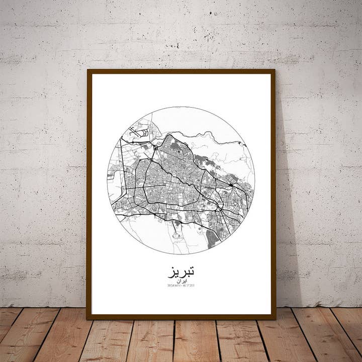 mapospheres - Wholesale Poster - Poster of Tabriz | Iran5