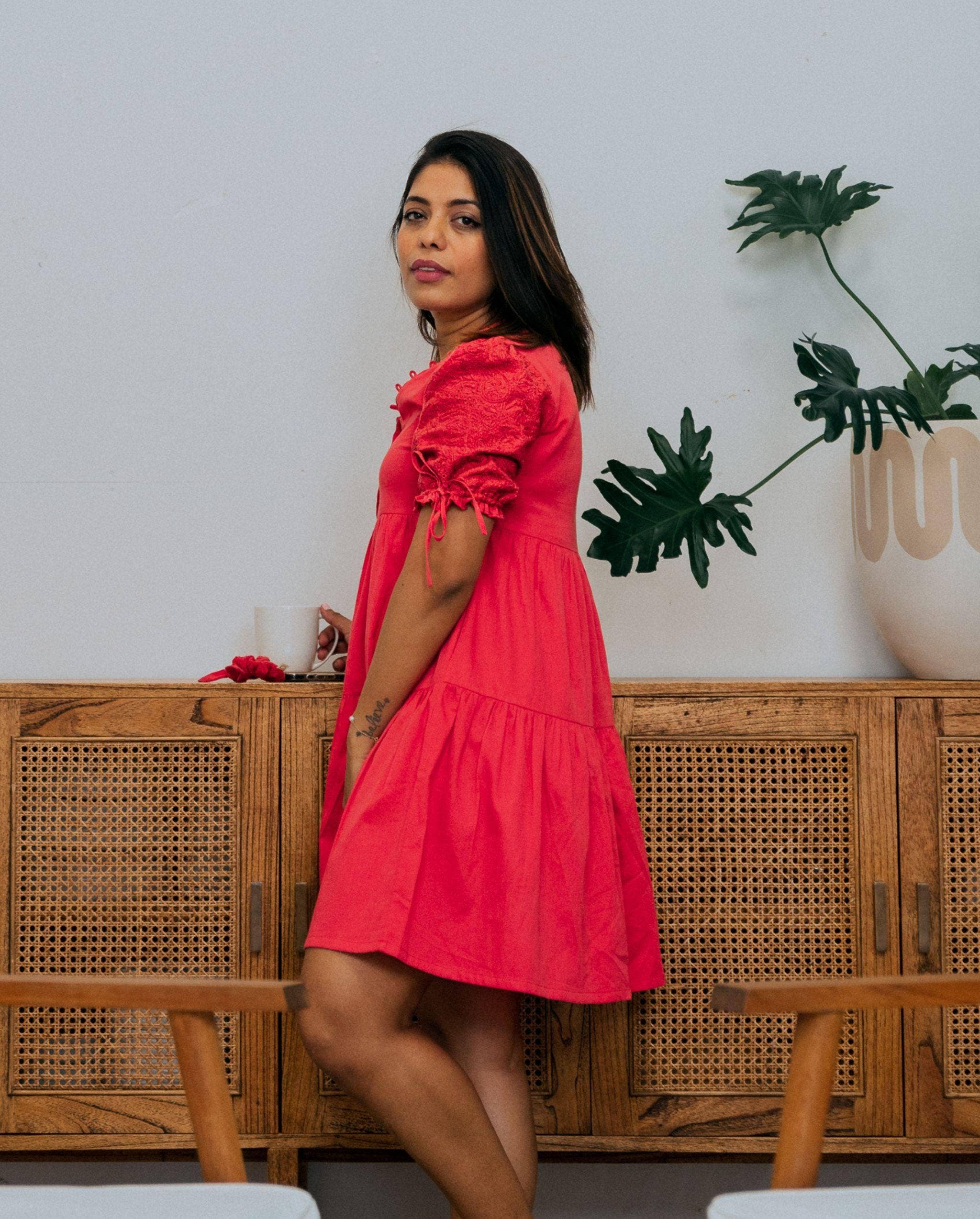 Kaasida | Women Fashion Boutique - Wholesale Dress - Women's - Gulnari Flowy Mini Dress11