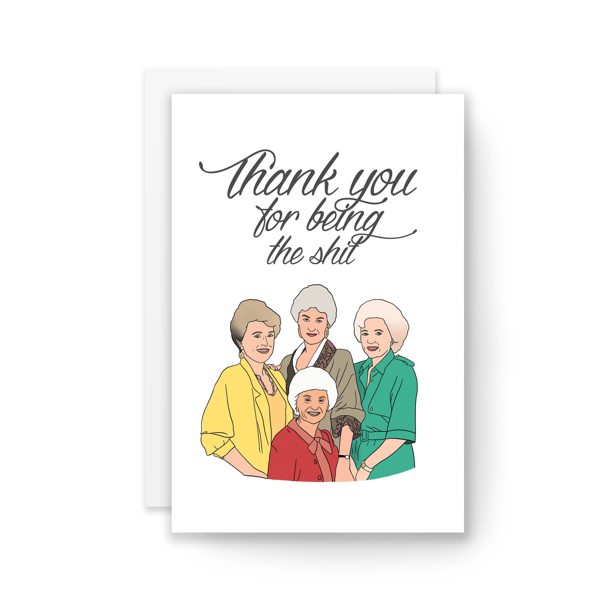 Kaleidadope - Wholesale Thank You Card - Golden Thanks Card