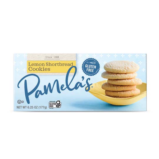 Ancient Harvest and Pamela's - Wholesale Cookie - Pamela's Lemon Shortbread Cookies, 6.25 oz1