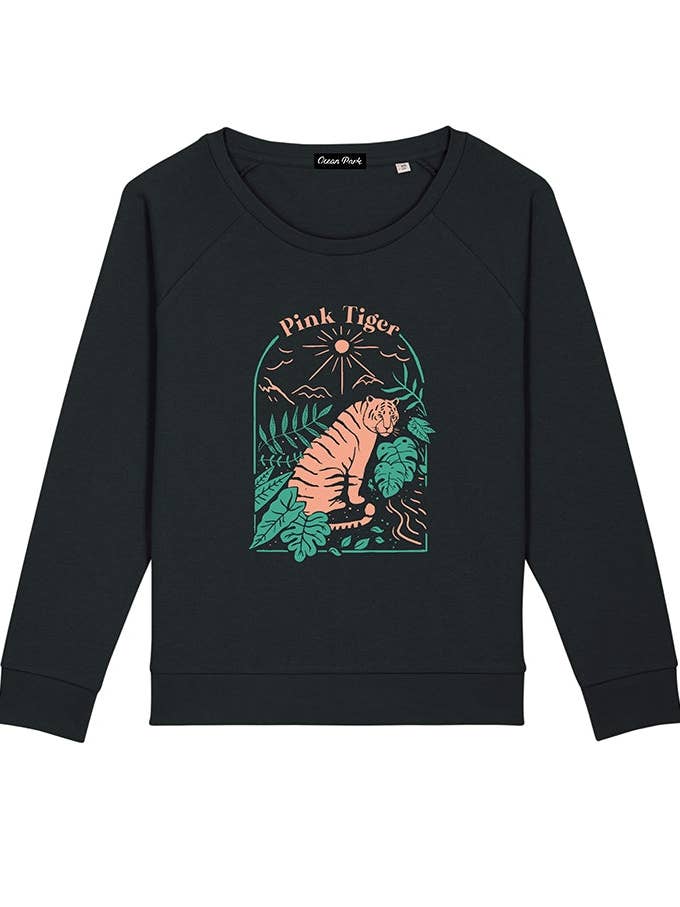 Pink Tiger sweatshirt for wholesale by Ocean Park
