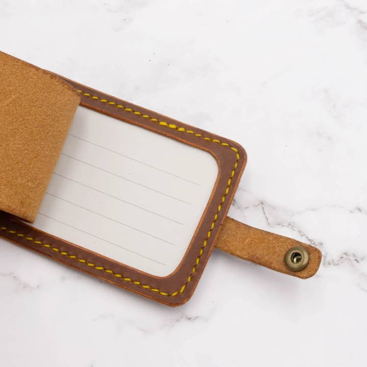 Arbor Trading Post - Wholesale Luggage Tag - Handcrafted Leather Luggage Tag2
