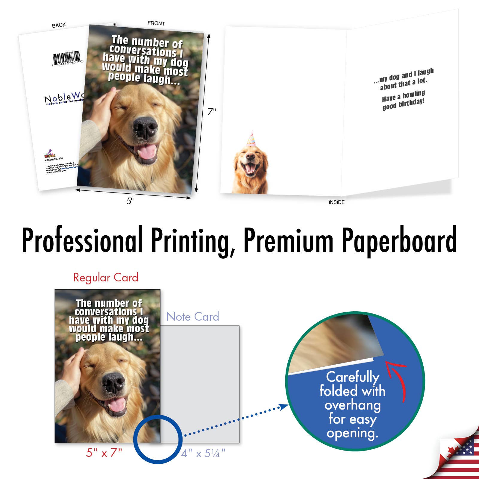 NobleWorks – Engroshandel Fødselsdagskort – Sjovt fødselsdagskort - Hundesamtaler - NobleWorks4