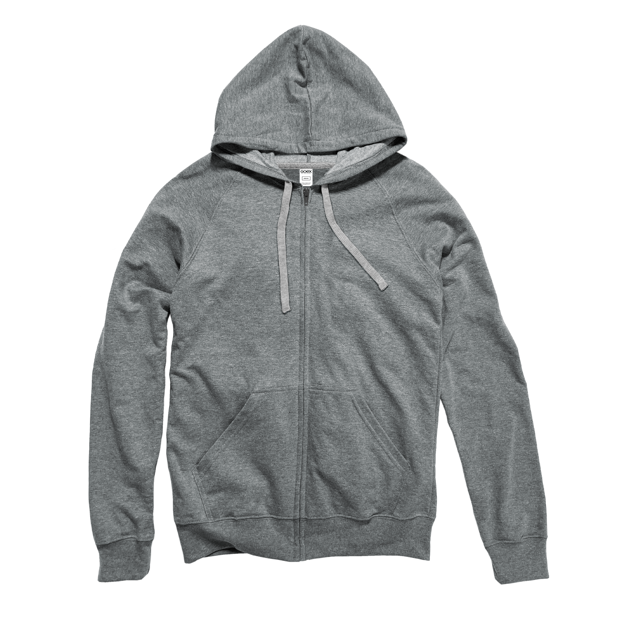 GOEX Apparel - Wholesale Hoodie - Unisex - Unisex Heathered Full Zip Hoodie2