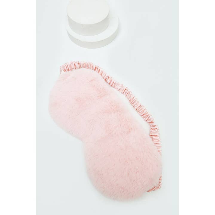 MIX COLOR Faux Fur Eye Mask for wholesale on Faire
