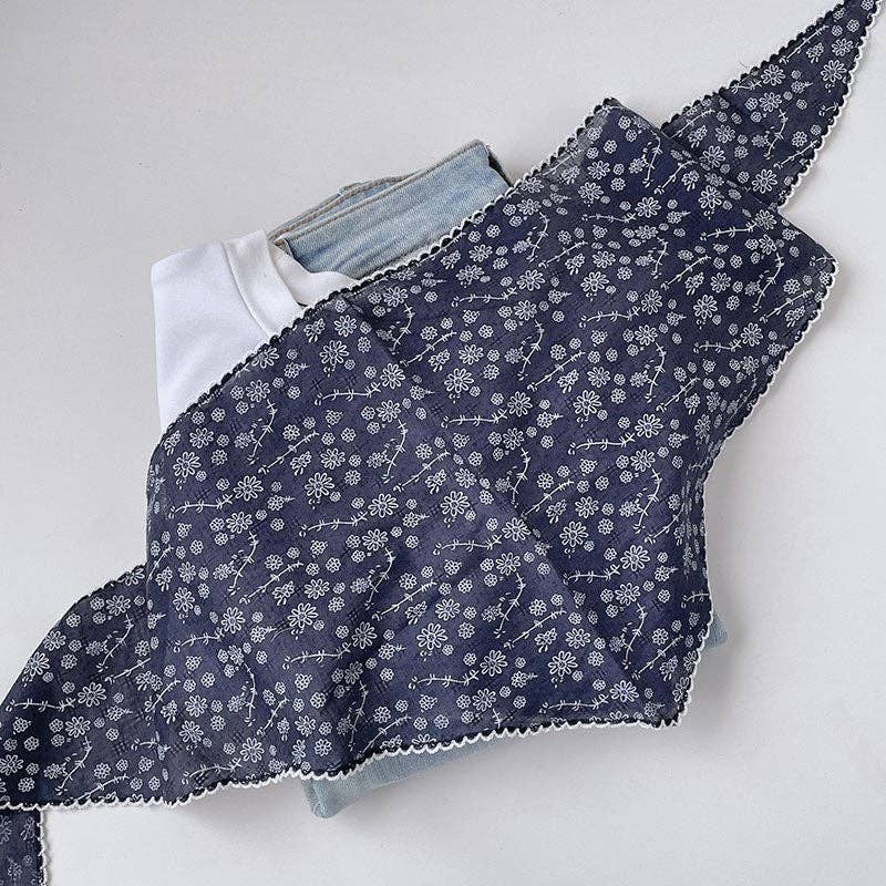 FurDecoration - Vente Écharpe – femme - Foulard fin imprimé petit3