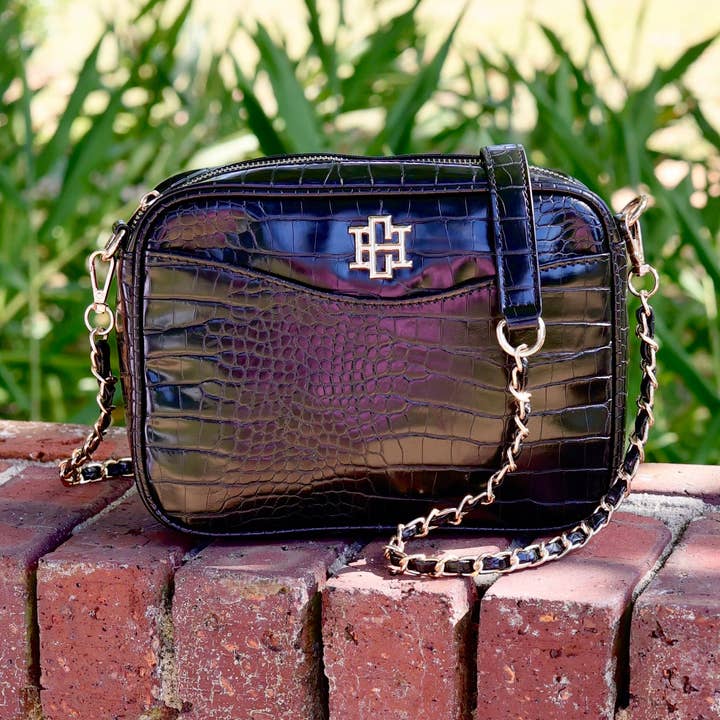 Caroline Hill - Wholesale Crossbody Bag - Women's - Fiona Crossbody Black EC0