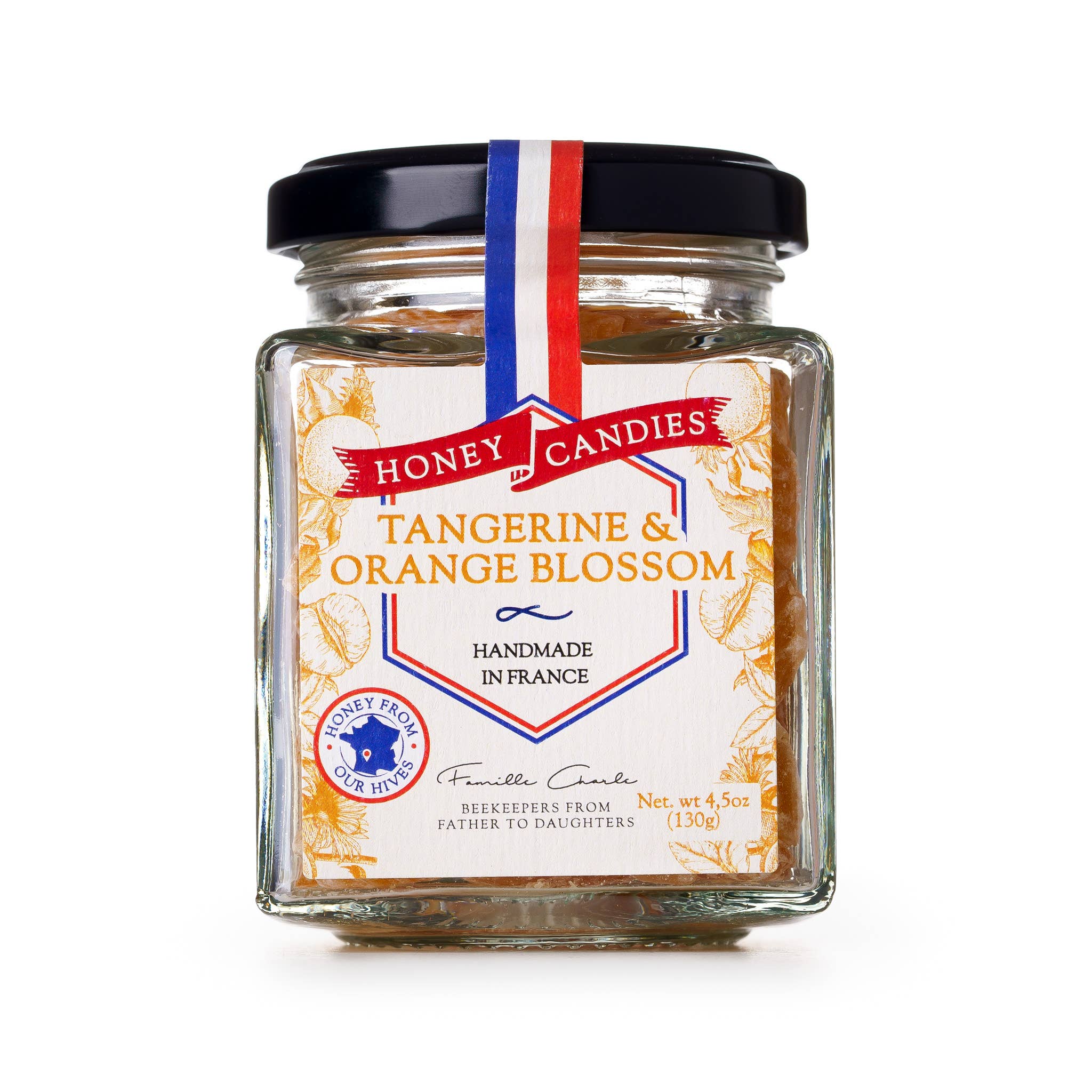 Les Abeilles de Malescot - Wholesale Hard Candy - Honey Candies Tangerine & Orange Blossom (130g)3