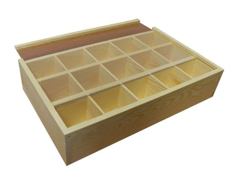 Crystal Magick Wholesale Ltd - Wholesale Decorative Tray - 15 Compartment Flat Tray1