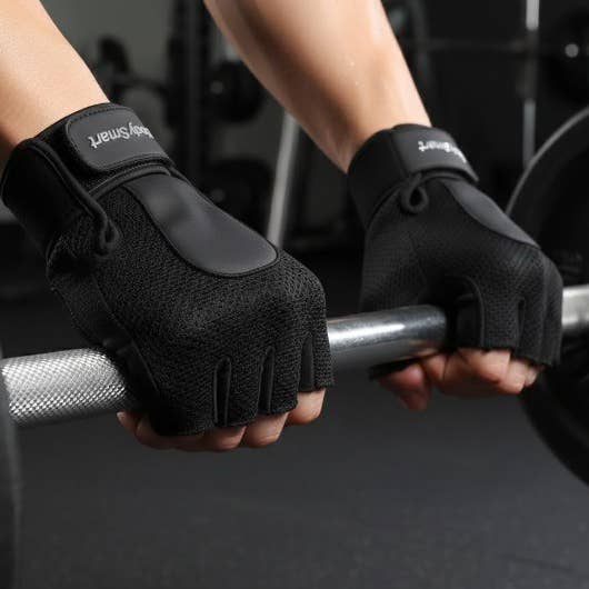 Neoprene Weight Lifting Gloves with Padded Grip for wholesale by WholesaleSmartbuyCom