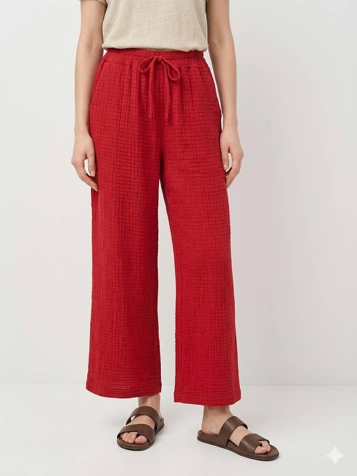 Pantalon Vichy de Coton @906771V_PaGazeVichy pour la vente par Mimi & Gogo