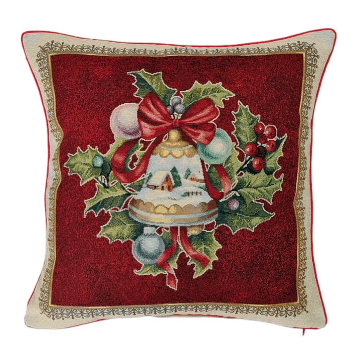 Lunaria Lab – wholesale Throw pillow cover – Campanella Christmas Pillowcase
