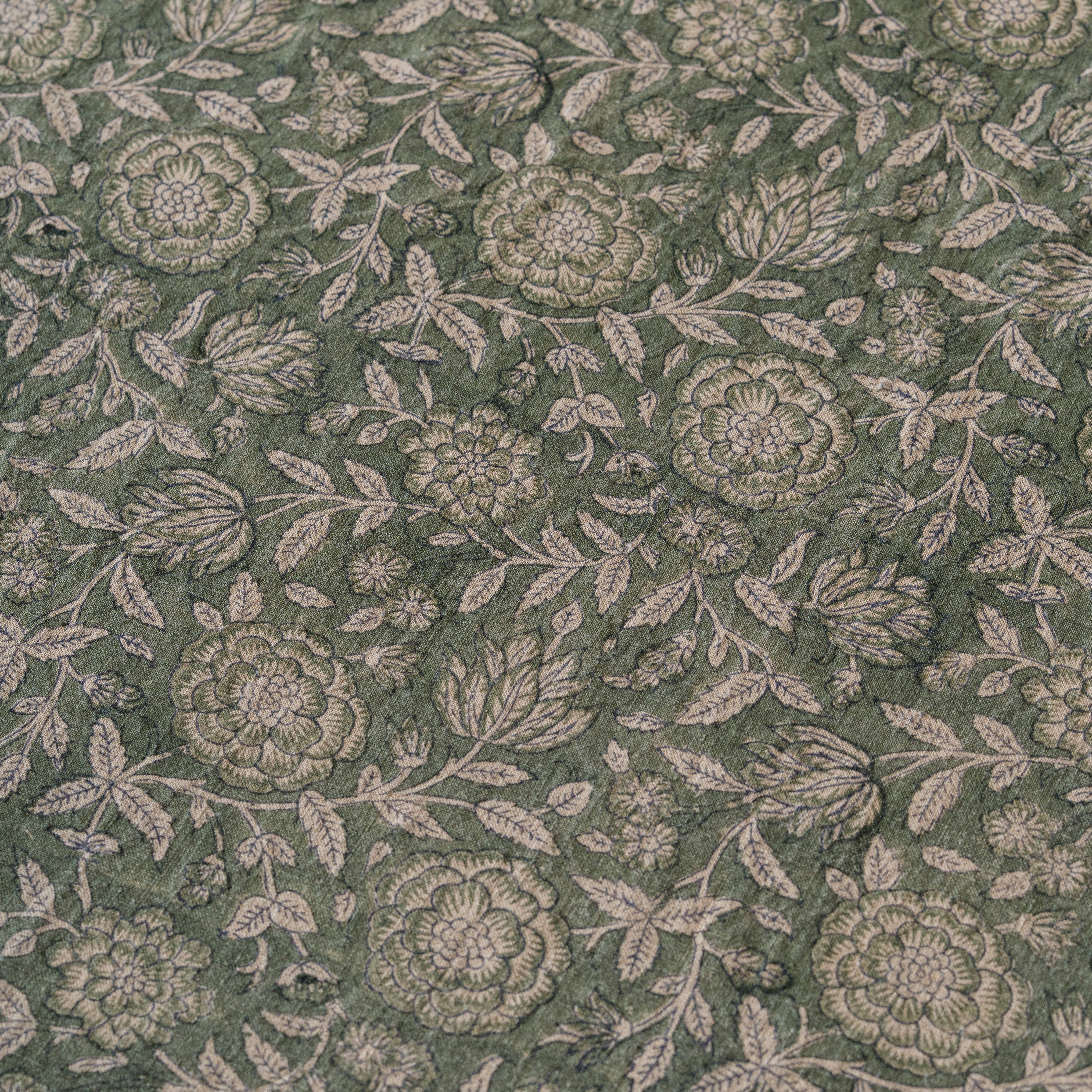 Rio Grøn Bloktryk Rio Linned Lille Pung – Tidløst Bærestykke for engroshandel på Faire3